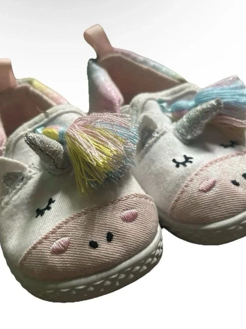 Toddler Girl Unicorn Slip On Sneakers Size 3